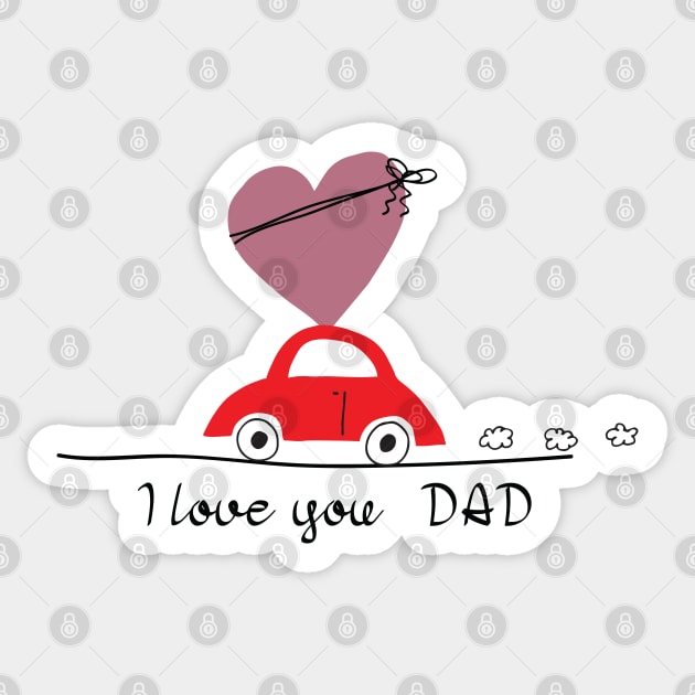 Happy Father's Day 5 Sticker by grafart